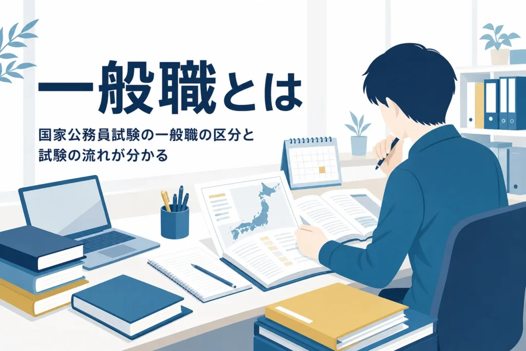 国家公務員試験の一般職の区分と試験の流れを解説する記事のアイキャッチ